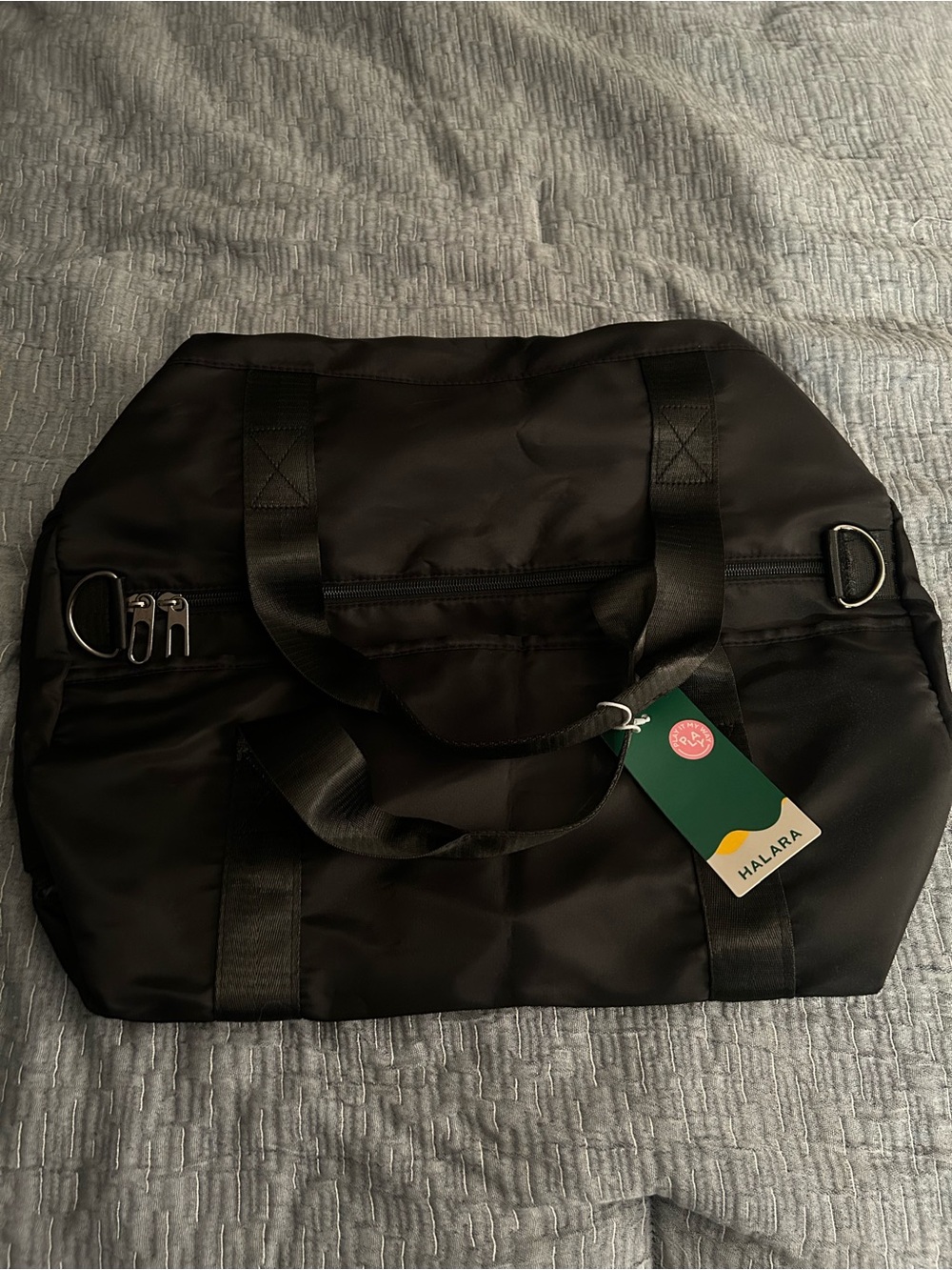 NWT Halara Black Travel Bag
